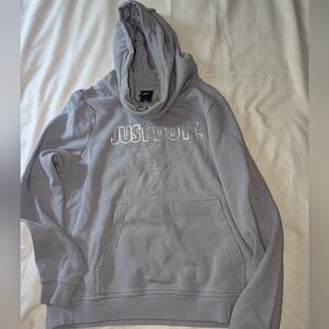 Vintage 80's Nike Blue Tag Women's Medium Cowl Neck Just Do It Sweatshirt